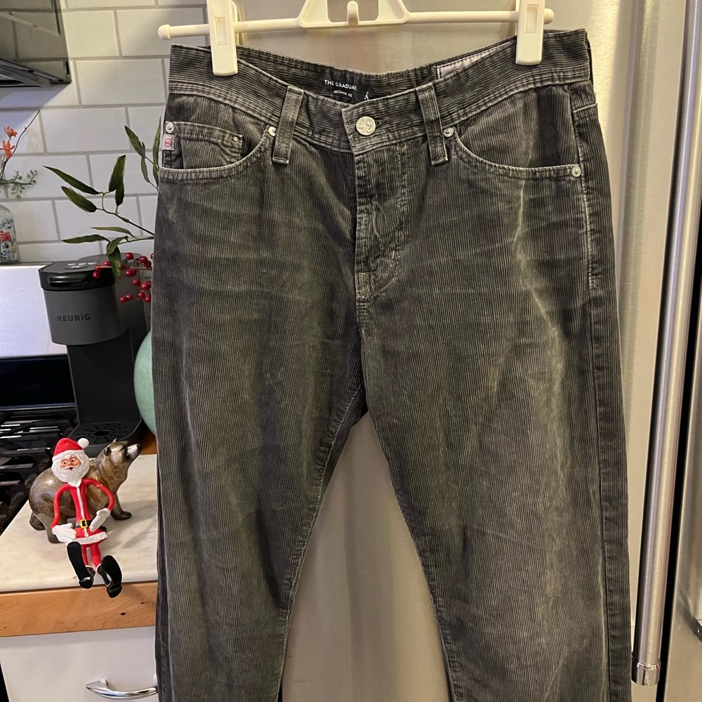 AG Corduroy Pants,‎ Graduate Tailored Leg, Size 29, Grey. Comfortable,everyday